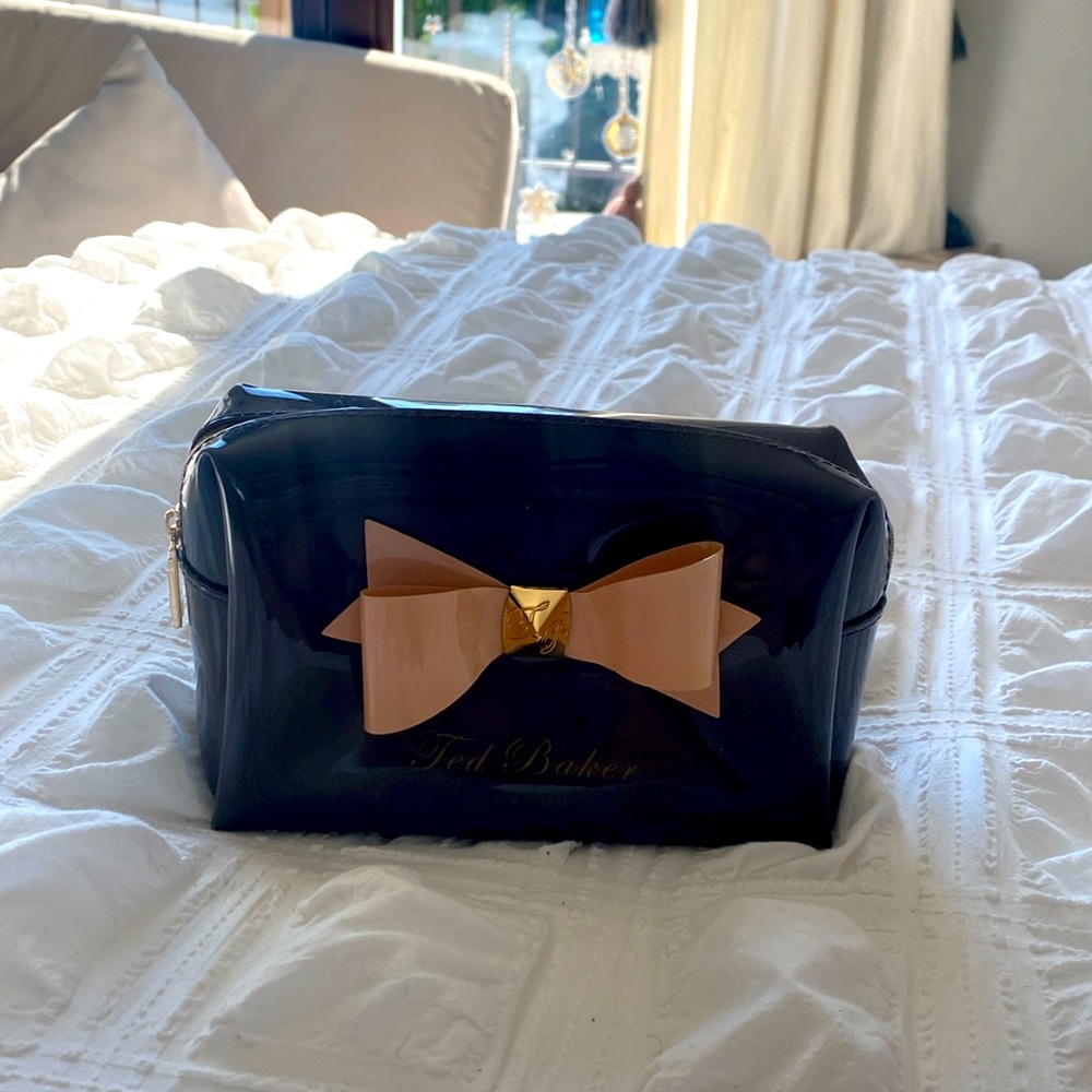 Ted Baker london cosmetic bag with side pocket